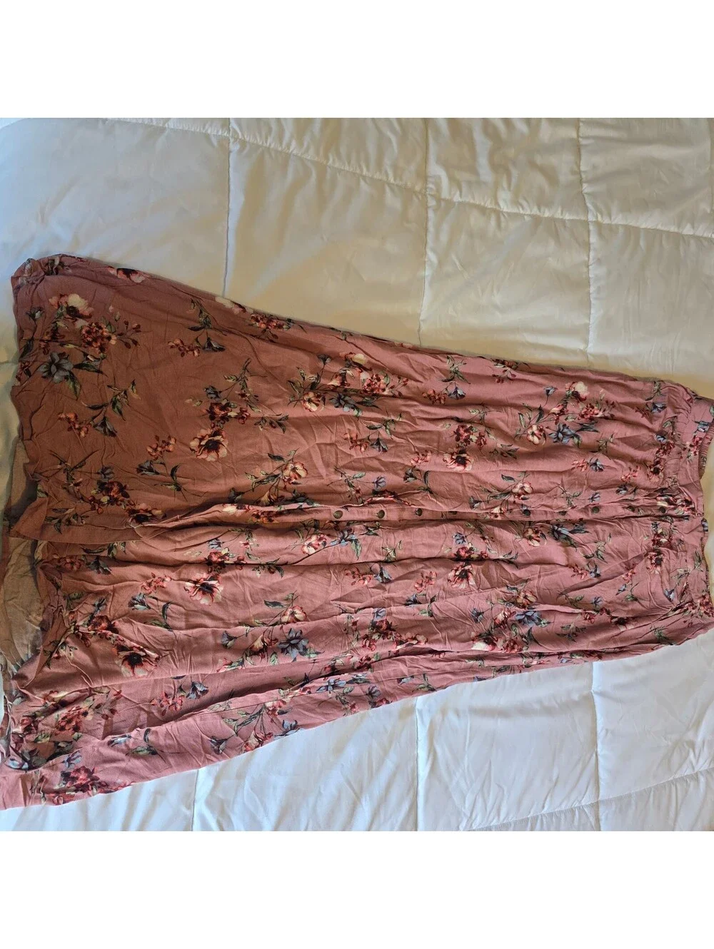 Xhilaration Pink Floral Skirt